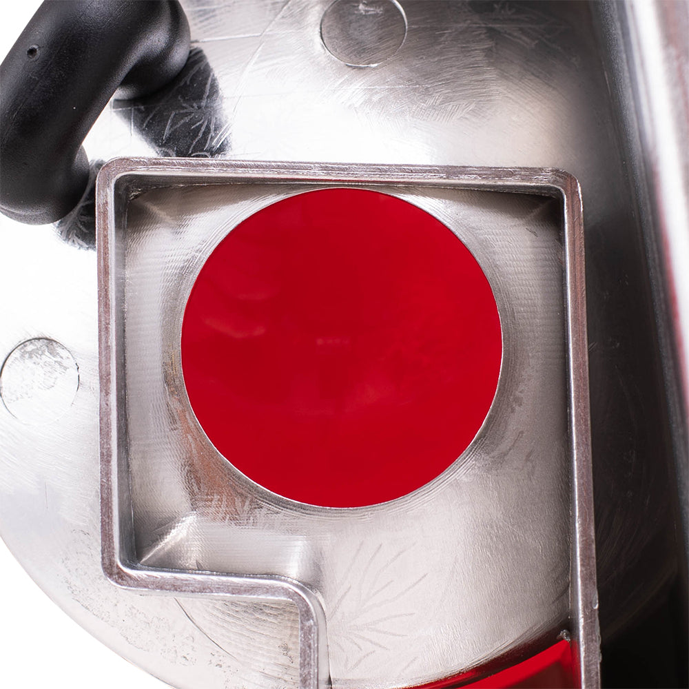 Brock Aftermarket Replacement Front Driver Left Passenger Right 10 Piece Composite Type Performance Light Set Chrome Bezel Compatible with 1994-2002 Chevy C/K Pickup