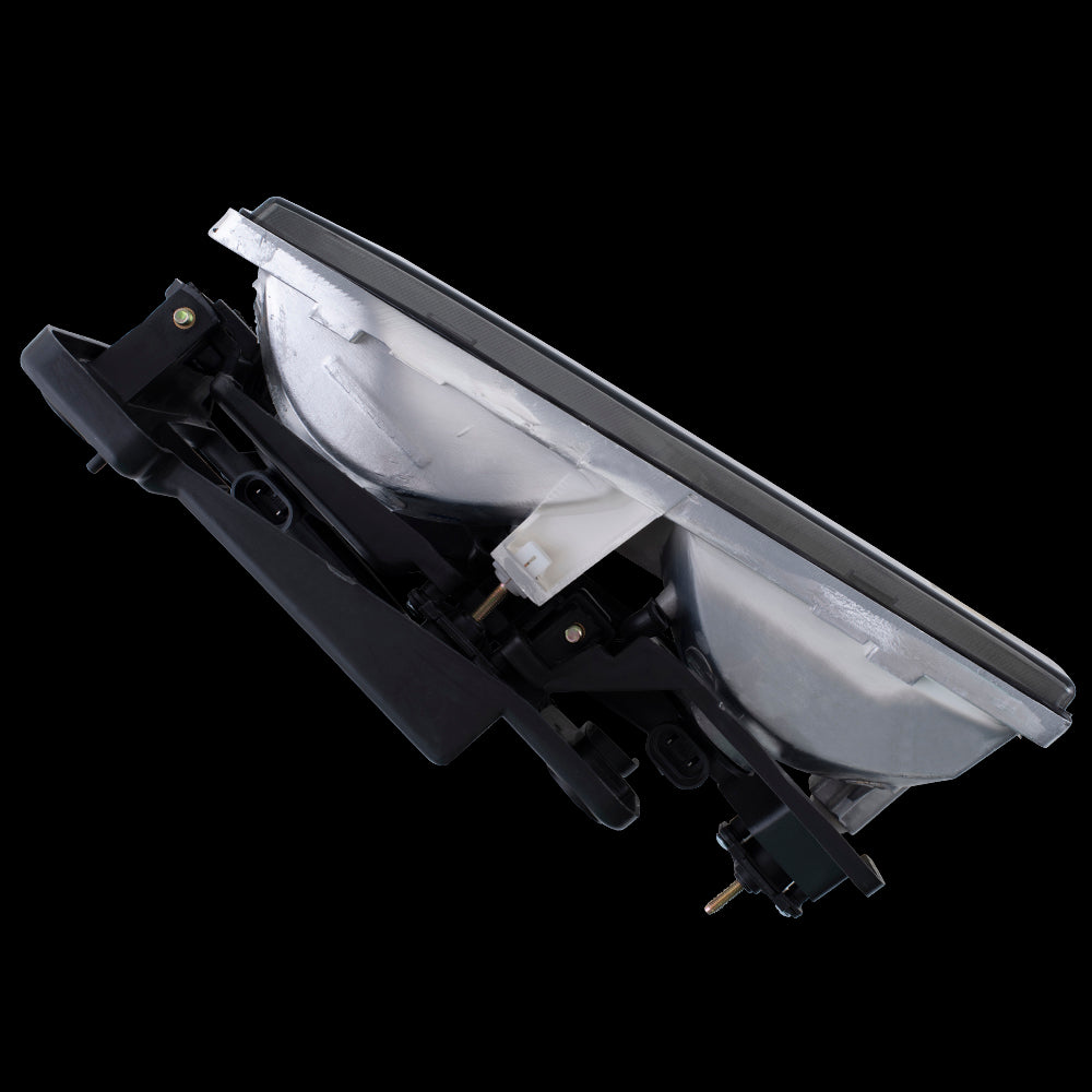 Brock Aftermarket Replacement Front Driver Left Passenger Right 8 Piece Composite Type Performance Light Set Smoked Lens Chrome Bezel Compatible with 1994-2002 Chevy C/K Pickup