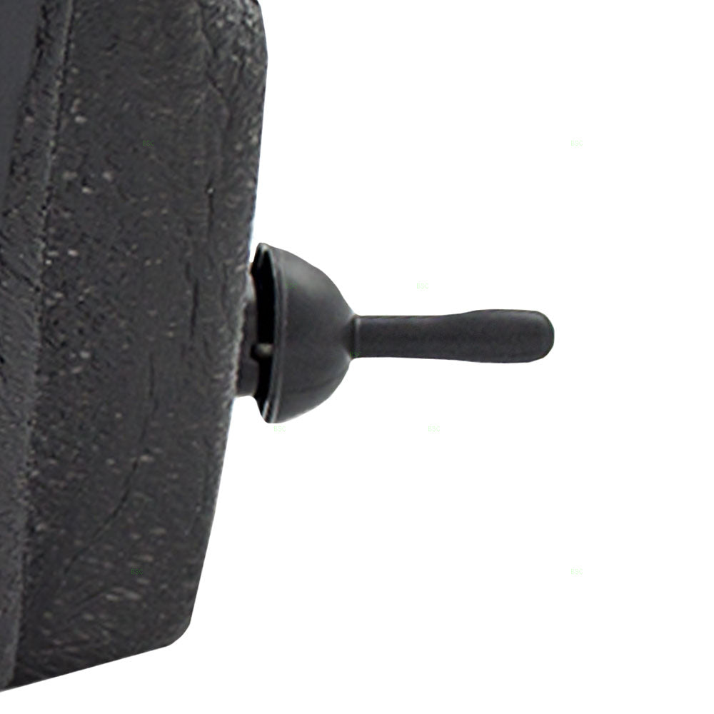 Brock Replacement Passenger Manual Remote Side Door Mirror Textured Compatible with 2011-2015 Cruze 2016 Cruze Limited