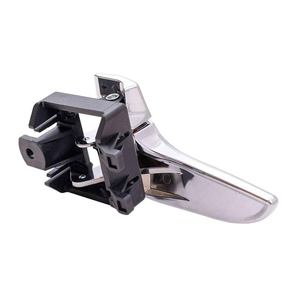 Brock Aftermarket Replacement Part Driver and Passenger Side Chrome Inside Door Handle Compatible with 2002-2007 Buick Rendezvous