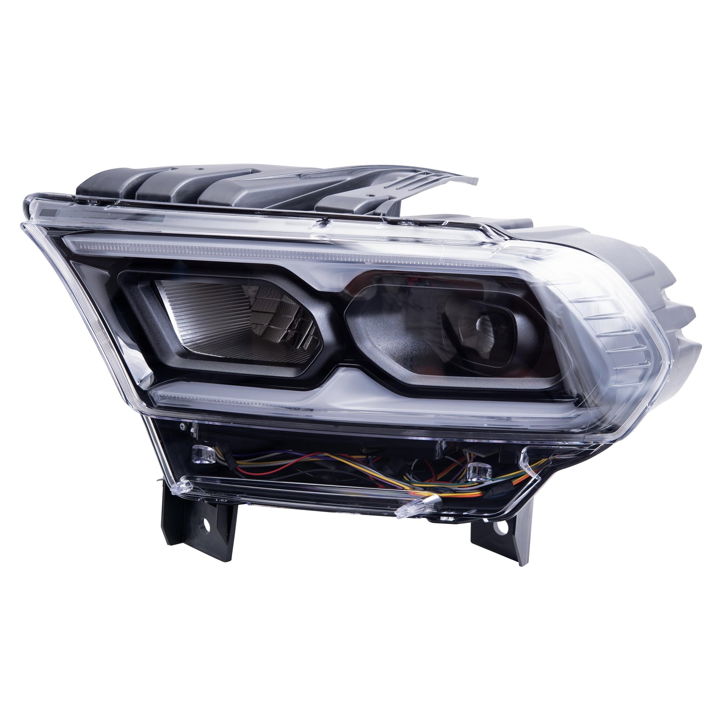 LED Combination Headlight Assembly With LED Type Signal-Black Trim-Automatic High Beam Without Automatic Leveling Driver Left For 2021-2023 Dodge Durango