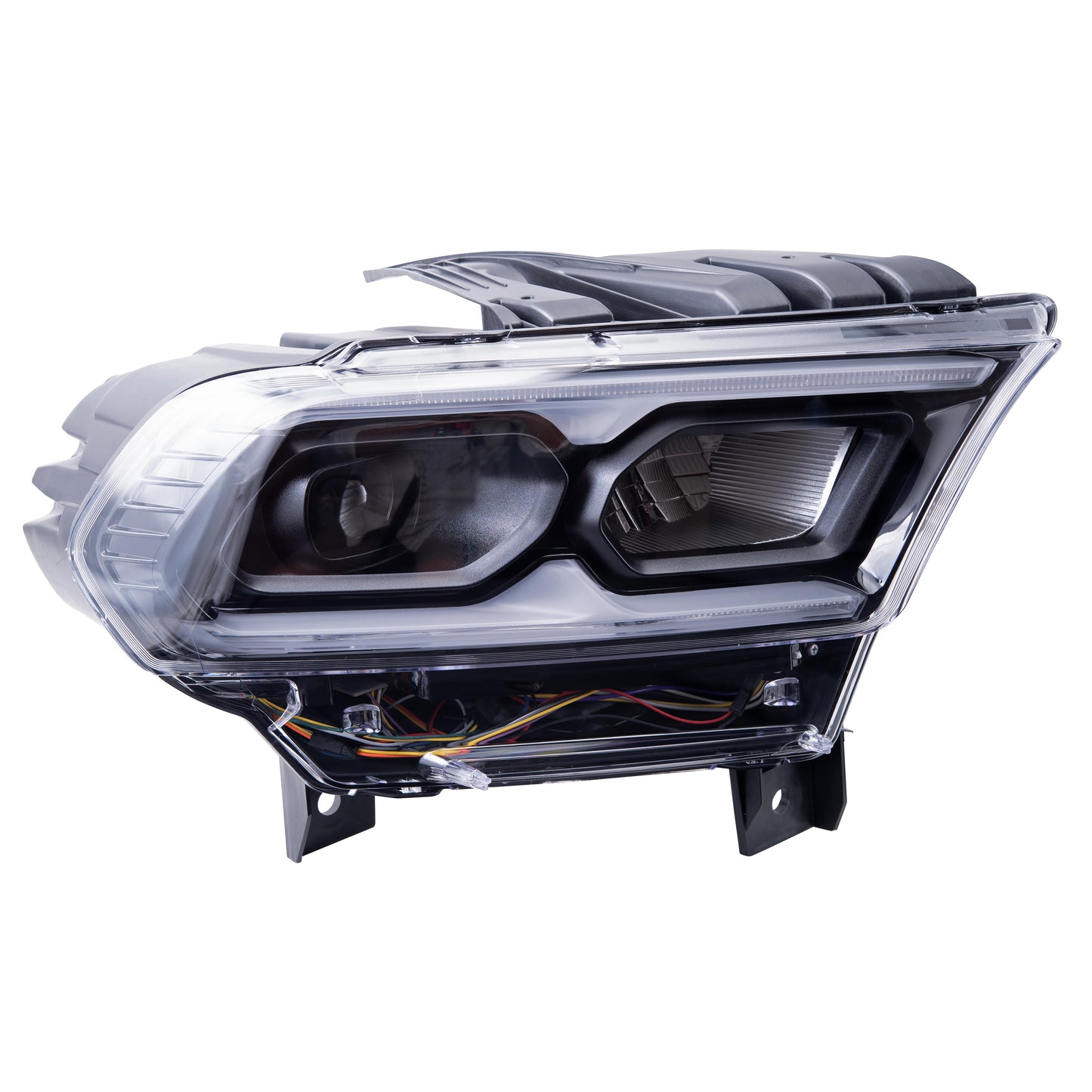 LED Combination Headlight Assembly With LED Type Signal-Black Trim-Automatic High Beam Without Automatic Leveling Set Driver Left Passenger Right For 2021-2023 Dodge Durango