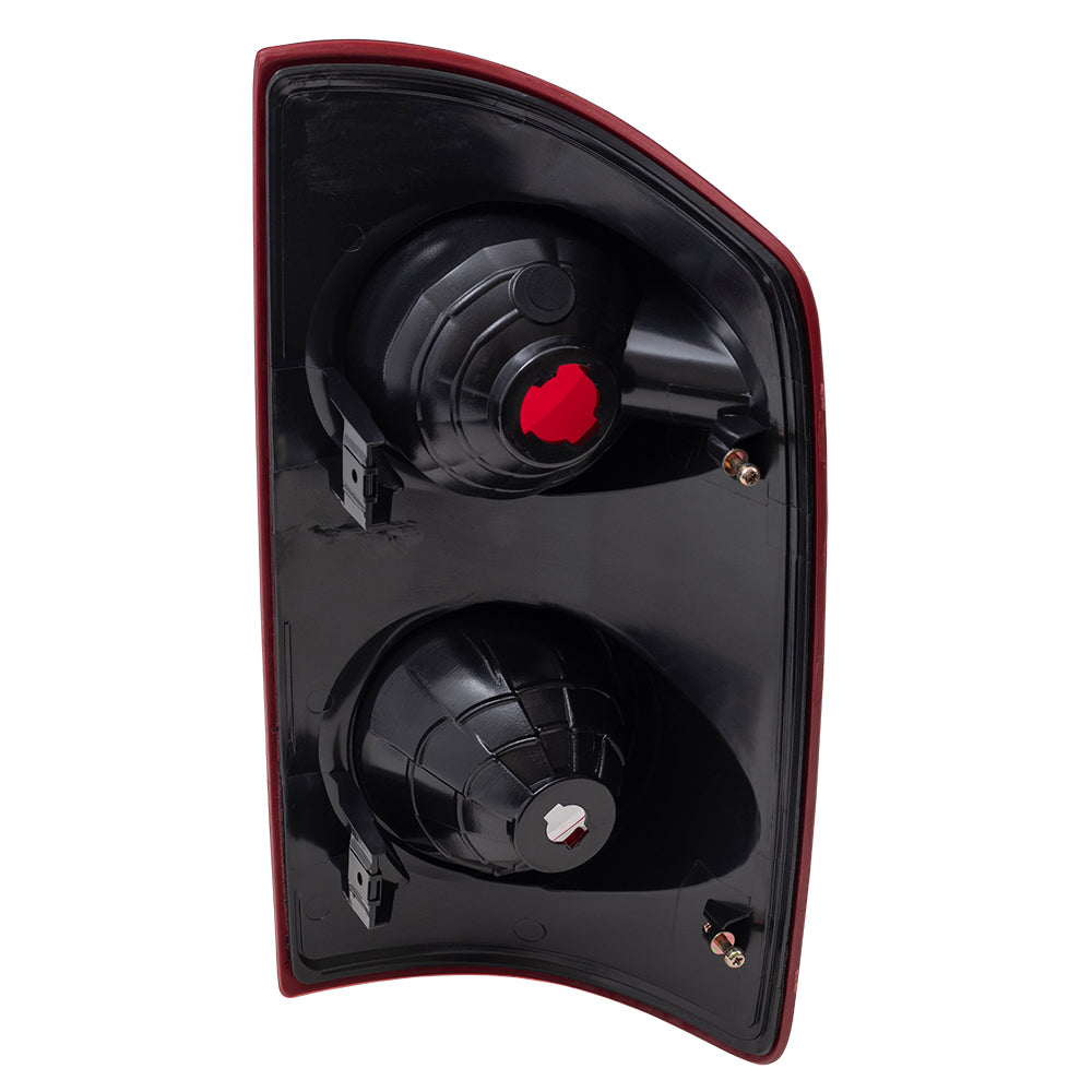Brock Aftermarket Replacement Driver Left Tail Light Unit Compatible With 2007-2009 Dodge Ram