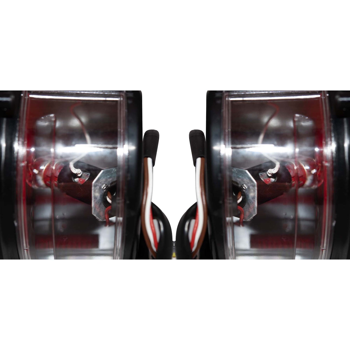 Brock Replacement Set Driver and Passenger Tail Lights with Square Connector Compatible with 1998-2006 Wrangler 56018649AD 56018648AD