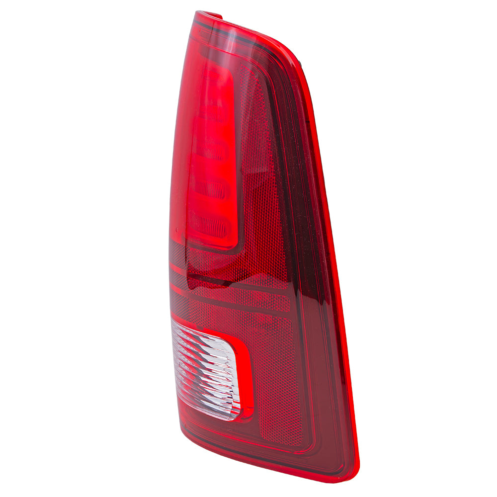 Brock Replacement Passenger Right LED Combination Tail Light Assembly With Black Trim Compatible With 2013-2018 RAM Pickup 2019-2023 RAM 1500 Classic