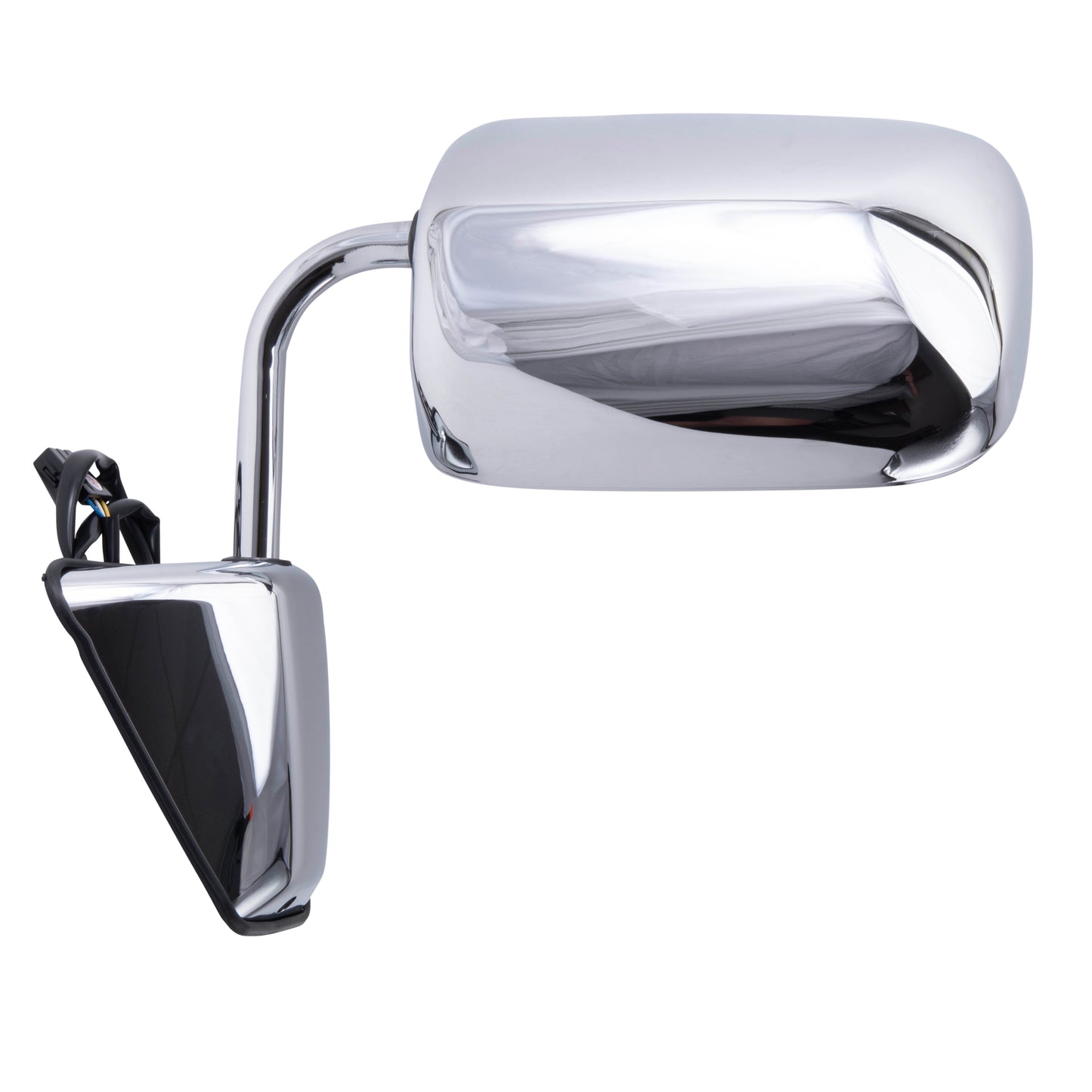 Replacement Drivers Power Side View Chrome 6x9 Mirror Compatible with 1988-1993 Ram Pickup Truck Ramcharger 55154669