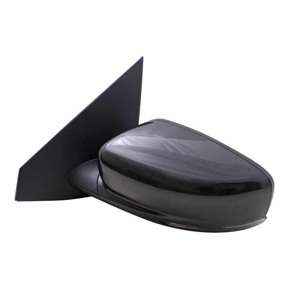 Replacement Driver Power Side Mirror Heated Signal Puddle Light Blind Spot Detection Compatible with 2016 Dart