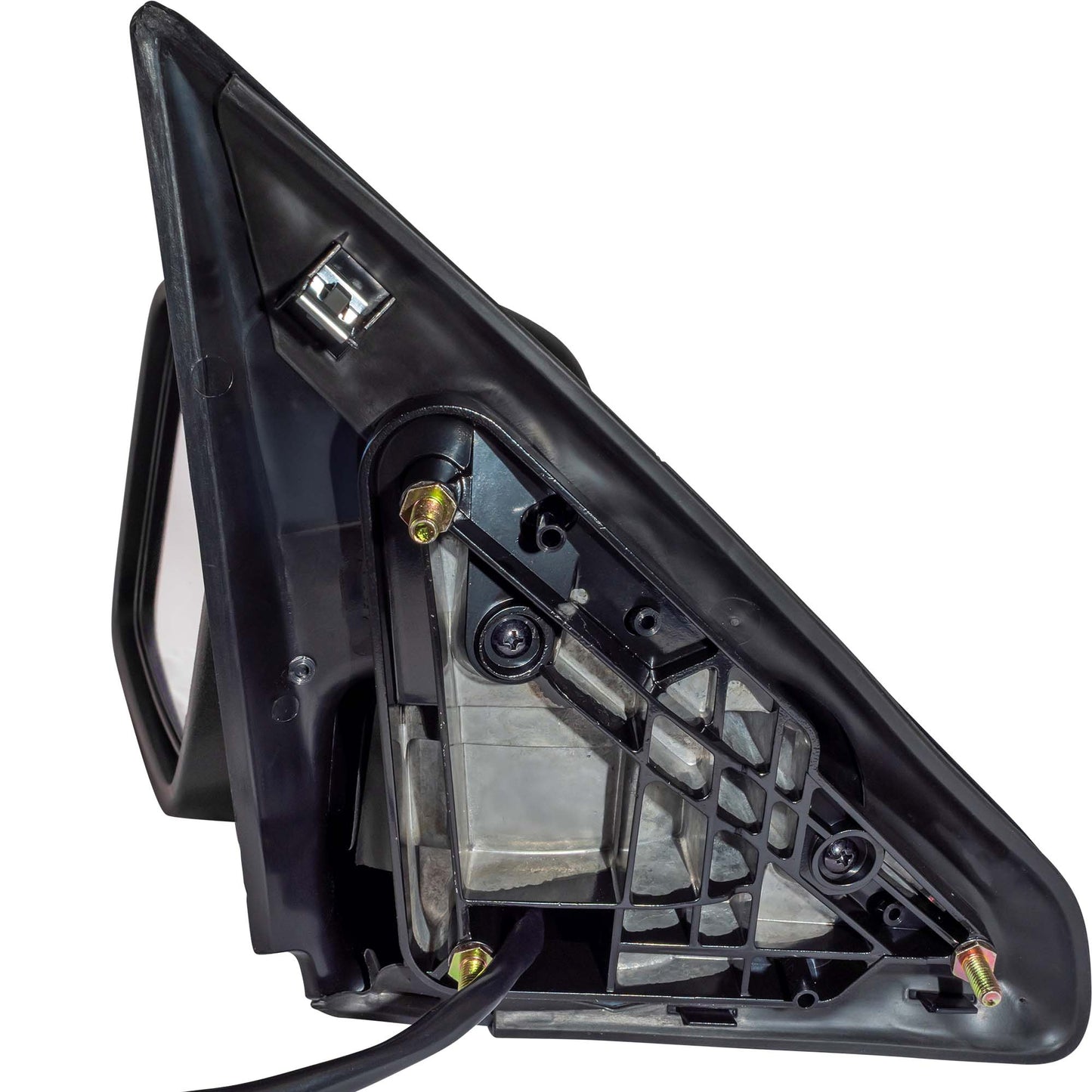 6 X 9 Power Door Mirror Textured Black With Heat-Manual Folding-Without Auto Dimming Driver Left for 2009-2010 Dodge RAM 1500/2500 2011-2012 RAM 1500/2500 Without Towing Package