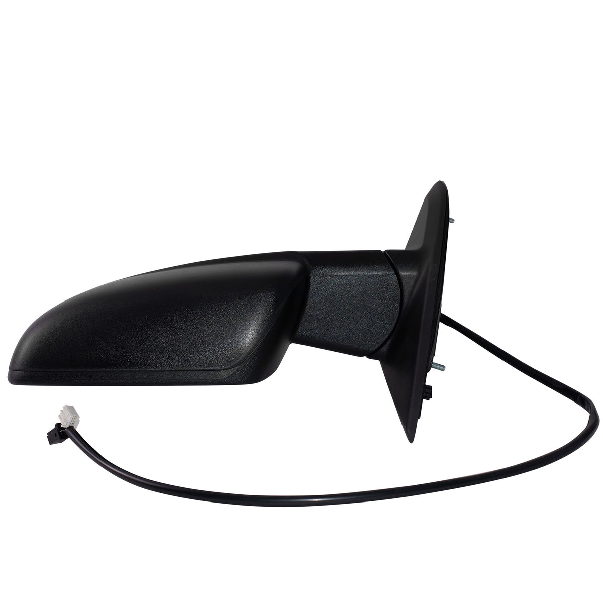 6 X 9 Power Door Mirror Textured Black Cover With Heat-Temperature Sensor-Manual Folding Without Auto Dimming Driver Left for 2019-2022 RAM 2500 Without Towing Package 2019-2022 RAM 3500 Without Towing Package