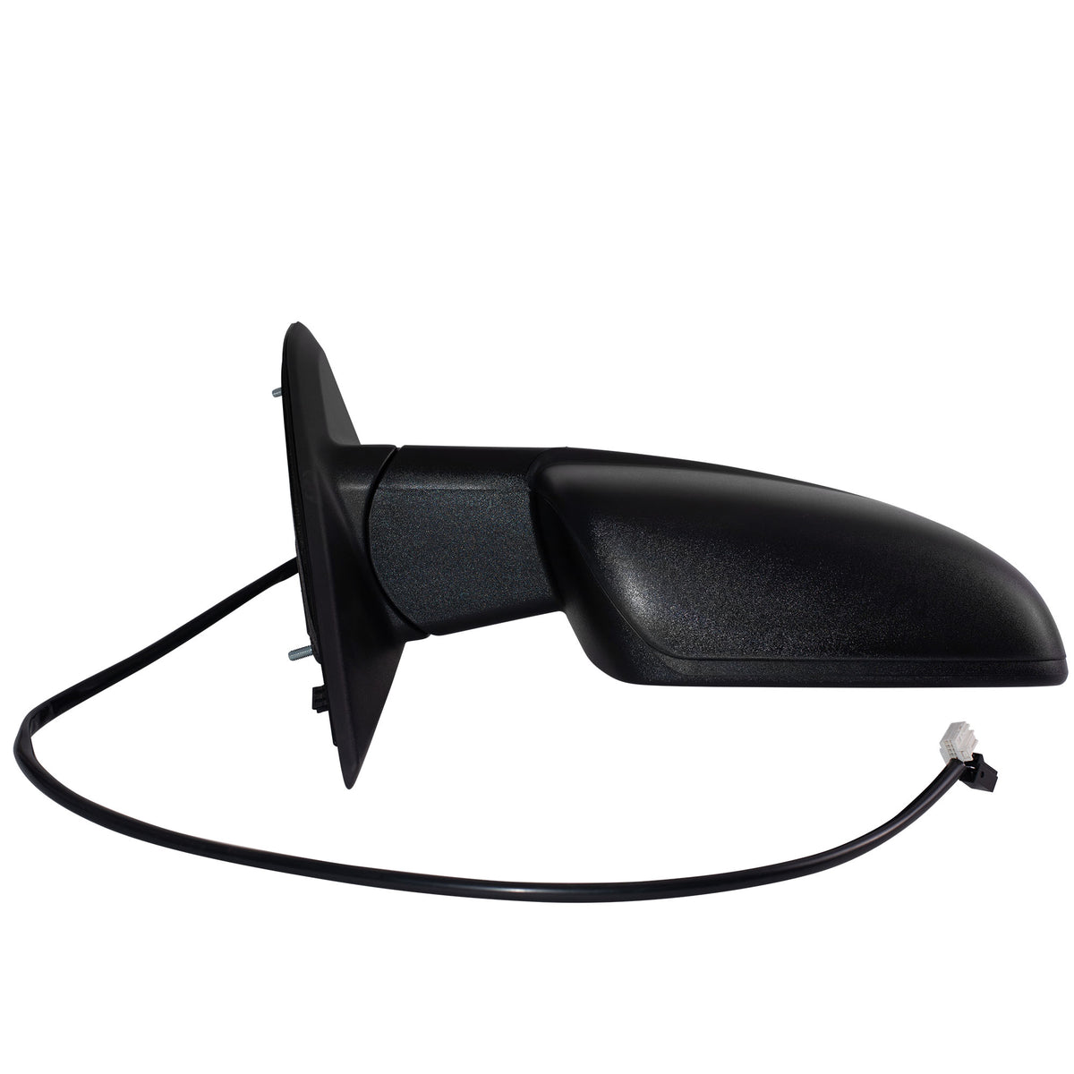 6X9 Power Door Mirror Textured Black Cover With Heat- Manual Folding Without Auto Dimming Passenger Right for 2019-2022 RAM 2500 Without Towing Package 2019-2022 RAM 3500 Without Towing Package