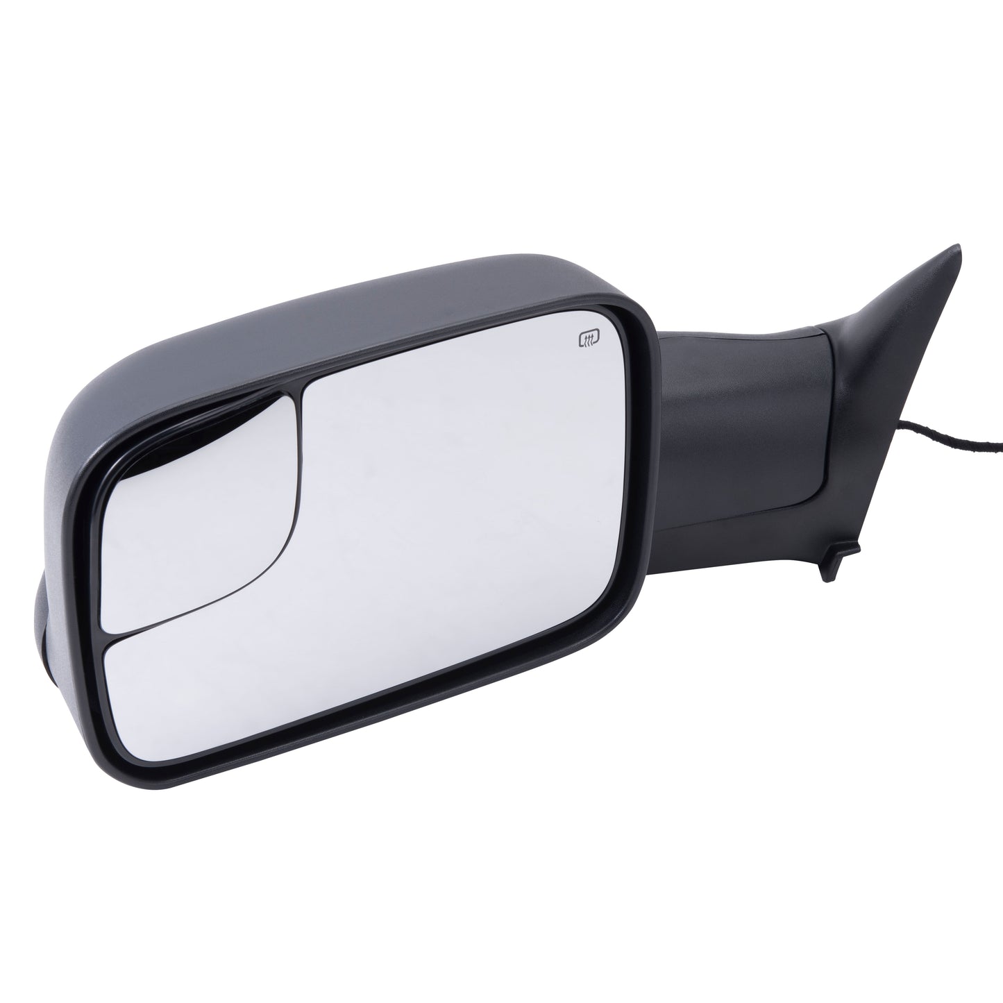 Brock Aftermarket Replacement Driver Left Passenger Right Performance Upgrade Power Tow Mirror Textured Black-7x10-Flip-up with Heat and Mounting Bracket Compatible with 1998-2001 Dodge 1500