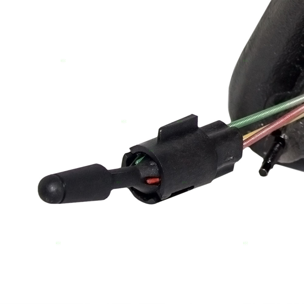 Replacement Driver Manual Remote Side View Mirrors Textured Compatible with 2001-2003 PT Cruiser 4724655AE