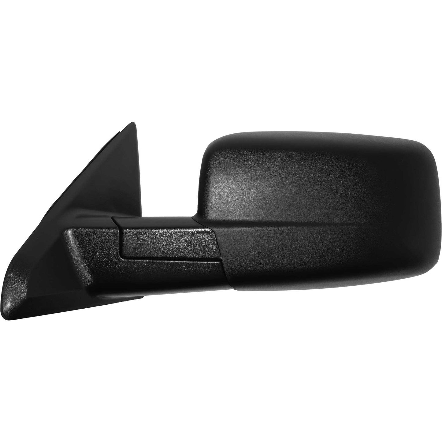 6 X 9 Manual Door Mirror Textured Black Driver Left for 2009-2010 Dodge RAM 1500 Without Towing Package 2011-2012 RAM 1500 Without Towing Package 2010 Dodge RAM 2500 Without Towing Package 2011-2012 RAM 2500 Without Towing Package