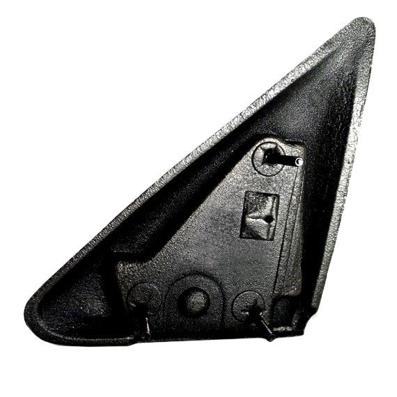 Replacement Passenger Manual Side View Mirror 5x7 Textured Compatible with 05-10 Dakota 55077620AD