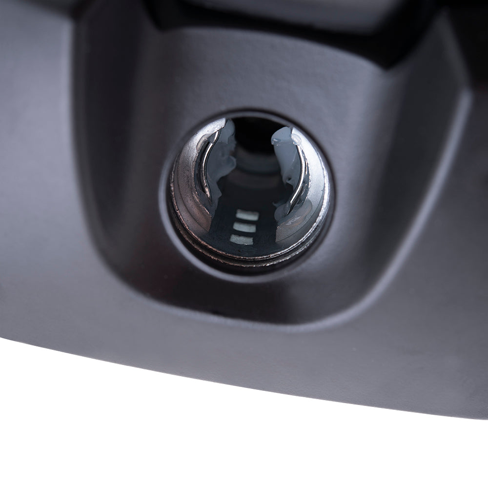 Brock Replacement Driver Left Passenger Right Outside Door Handle 5 Piece Set Textured Black For 2014-2021 RAM Promaster