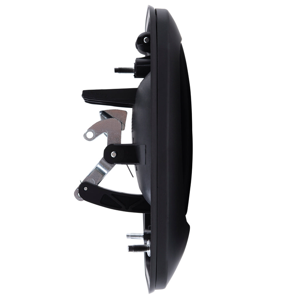 Brock Aftermarket Replacement Front Passenger Right Outside Door Handle Textured Black Compatible With 2014-2023 RAM Promaster