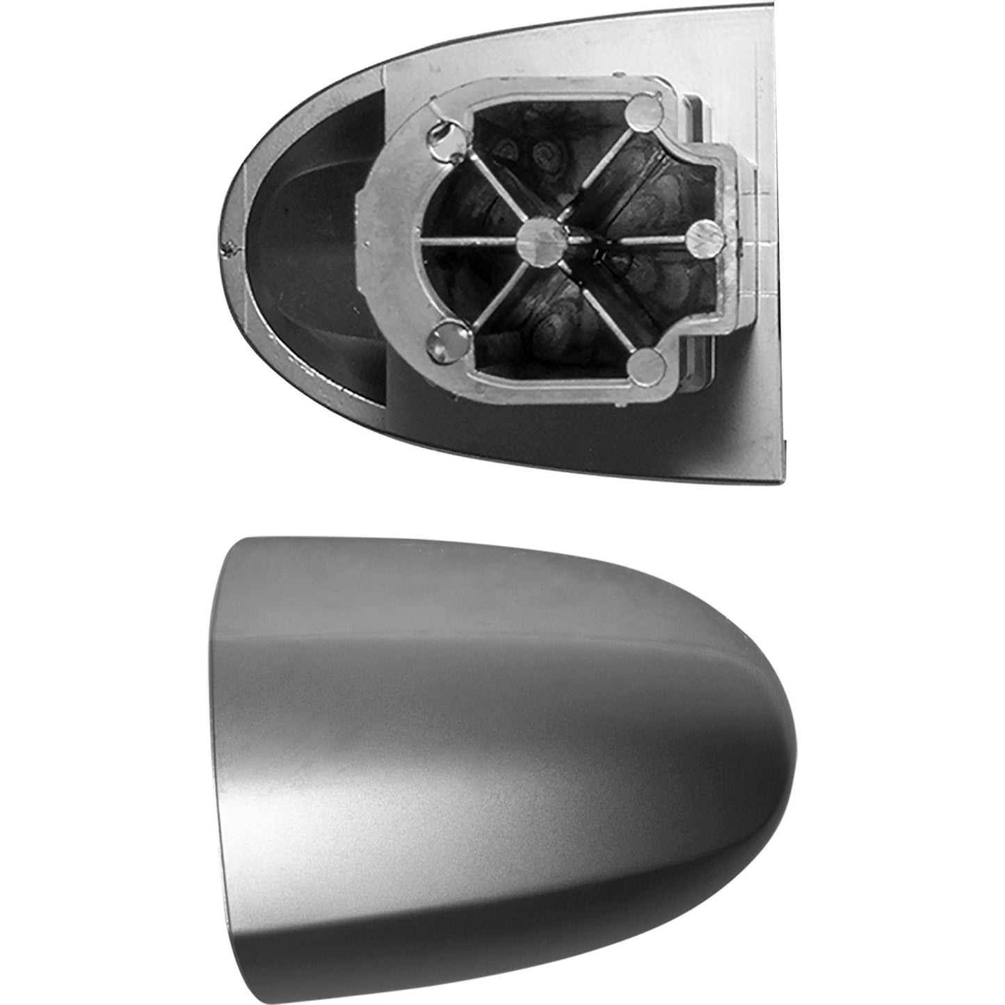 Outside Door Handle Silver Rear Left for 2014-2017 FIAT 500L Trekking/Urbana Trekking