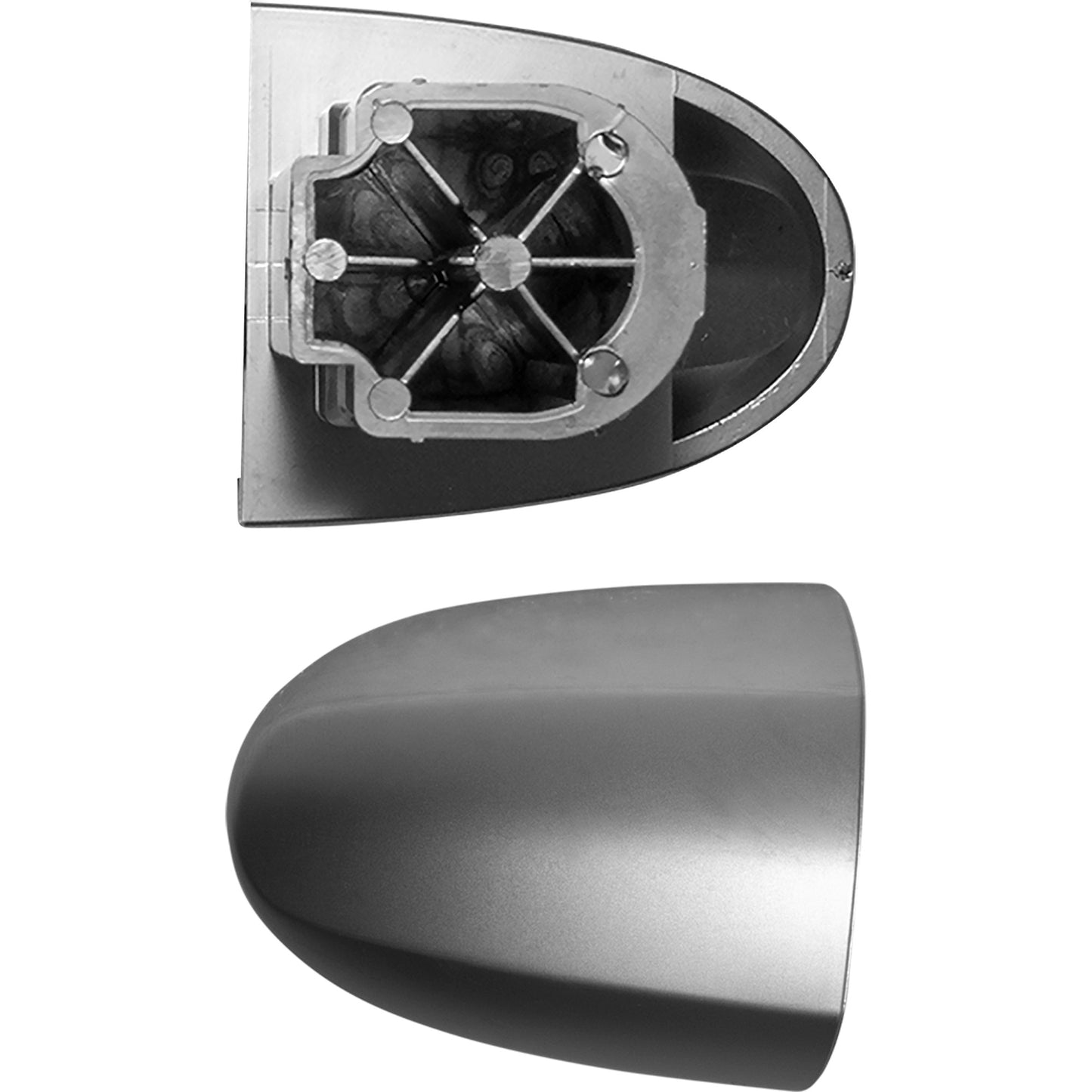 Outside Door Handle Silver Front= Rear Right for 2014-2017 FIAT 500L Trekking/Urbana Trekking