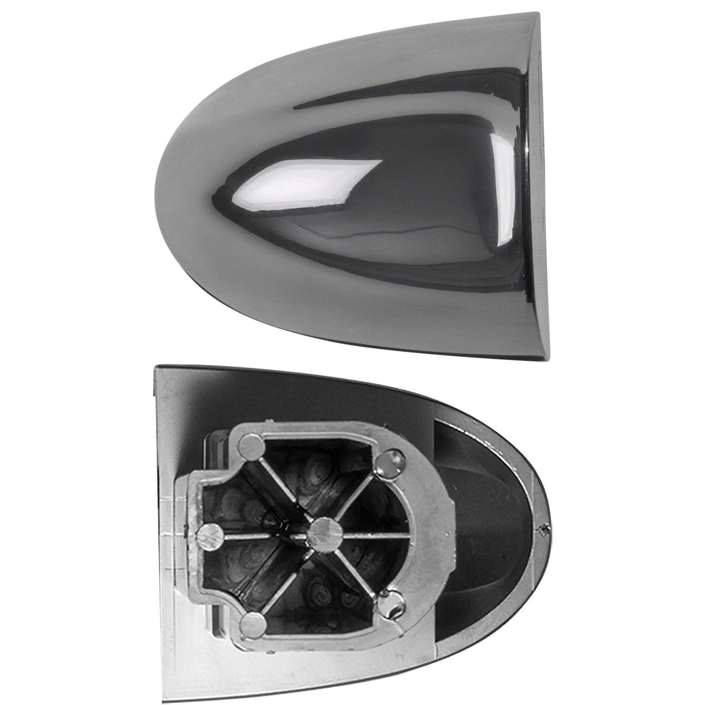 Outside Door Handle Without Keyhole Chrome Front=Rear Right for 2014-2020 FIAT 500L Easy/Pop/Sport/Lounge