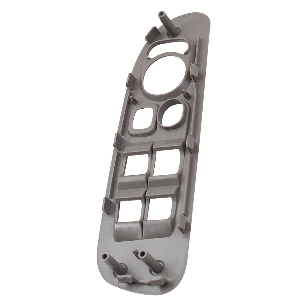 Brock Replacement Driver Power Front Window Master Switch Tan Bezel Trim Compatible with 2002-2005 1500 2500 3500 Pickup Truck 5HZ71WL5AD