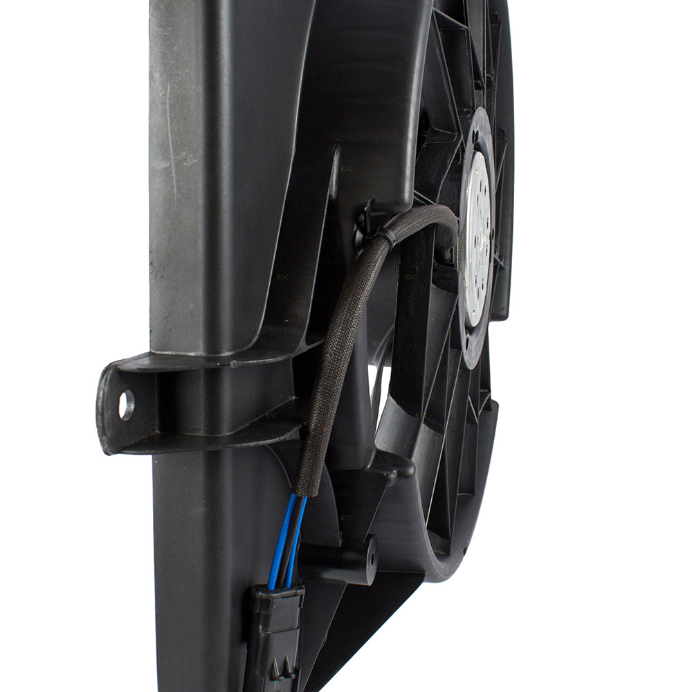 Brock Replacement Radiator Cooling Fan Assembly Compatible with 2001-2005 PT Cruiser 5017407AB