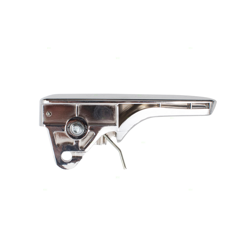 Brock Replacement Drivers Inside Interior Chrome Door Handle Compatible with 07-14 Edge 7T4Z7822601BA