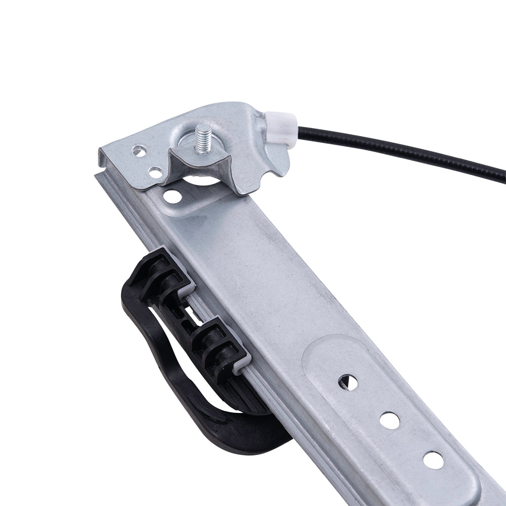 Brock Replacement Front Driver and Passenger Side Power Window Regulators with Motor-6 Pin Connector and One-Touch Open/Close Compatible with 2013-2019 Escape