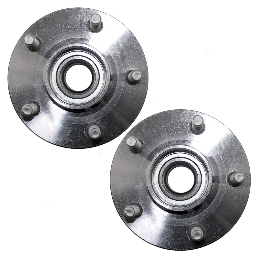 Brock Replacement Set Rear Wheel Hub Bearings Compatible with 00-01 I30 02-04 I35 00-03 Maxima 43200-2Y000