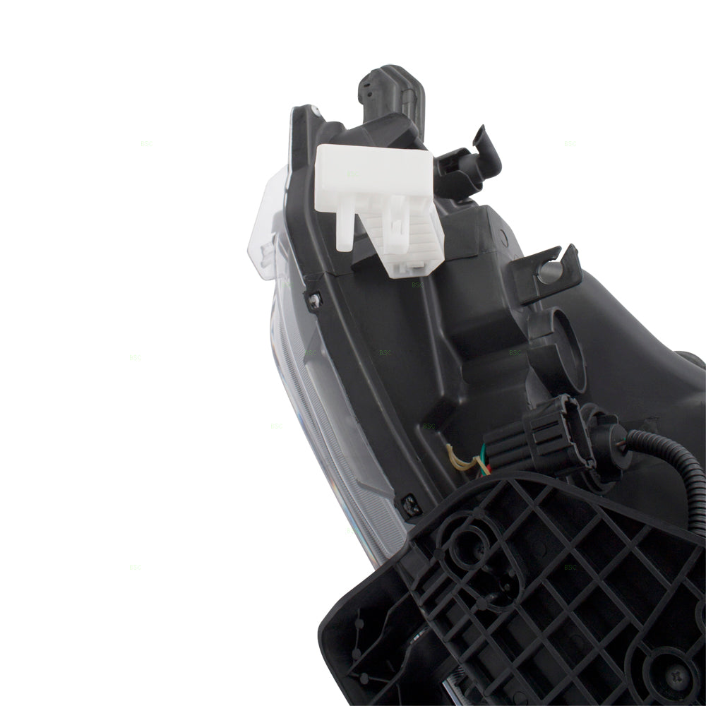 Brock Aftermarket Replacement Driver Left Passenger Right Halogen Combination Headlight Assembly Set Compatible With 2016-2019 Nissan Sentra