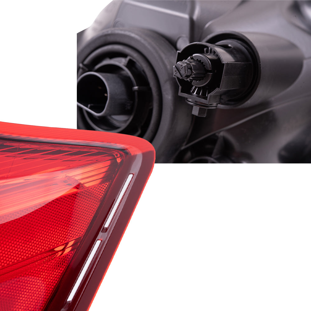 2017-2019 Nissan Versa Note Headlight & Tail Light 4PC Set LH+RH