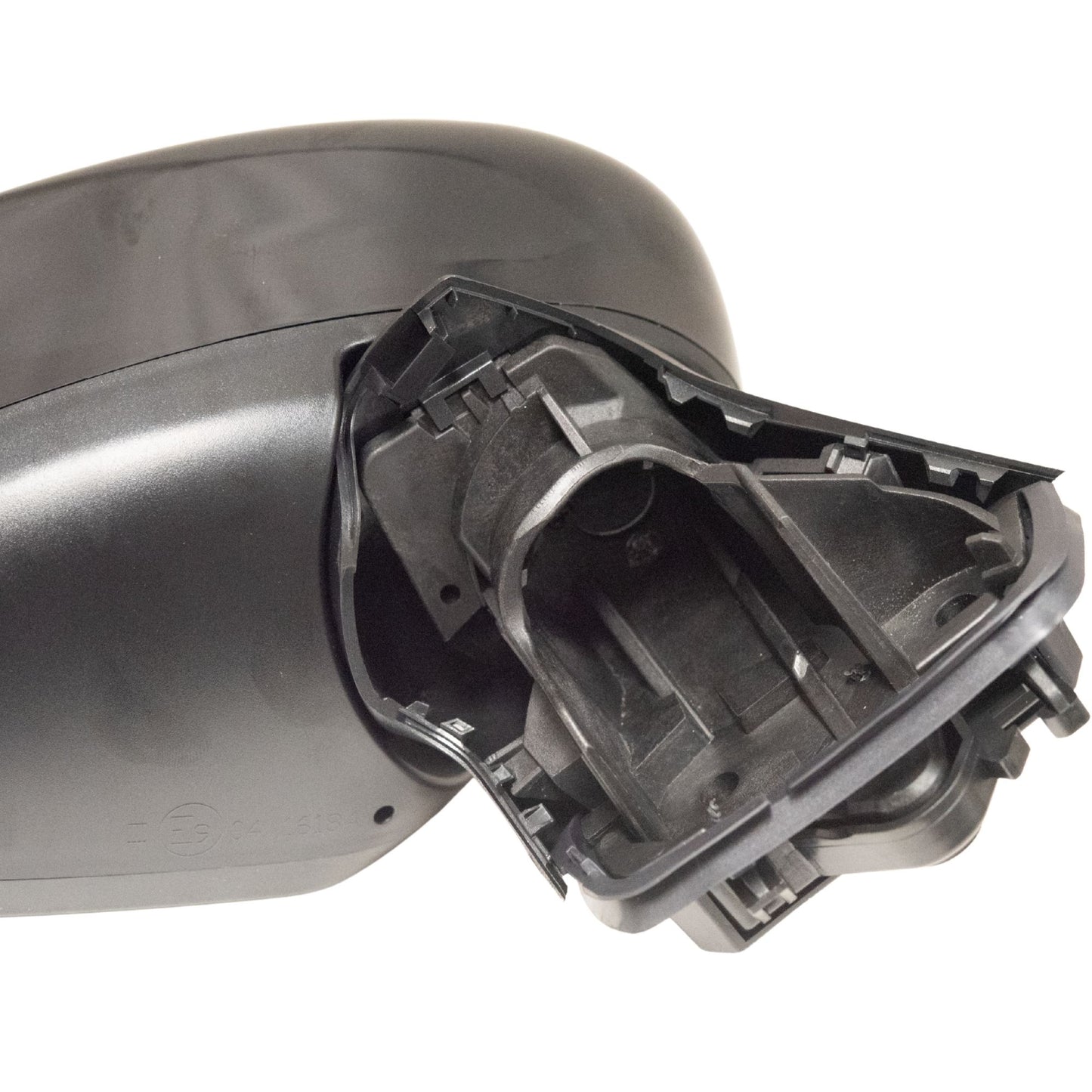 Manual Door Mirror With Smooth Black Cover OEM Substitute Passenger Side Right For 2020-2025 Nissan Versa