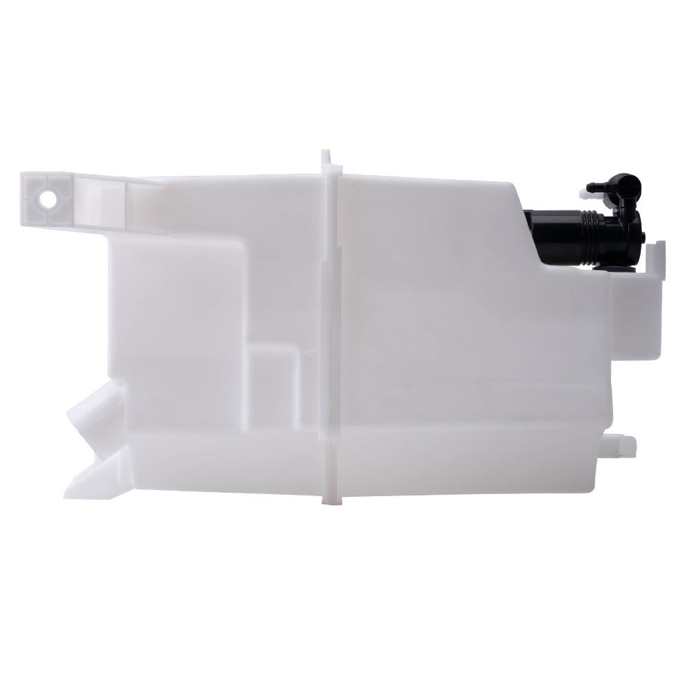 Brock Replacement Windshield Washer Reservoir Assembly With Inlet Tube-Cap-Washer Pump Compatible With 2017-2020 Nissan Rogue USA Built 2017-2019 Nissan Rogue Hybrid