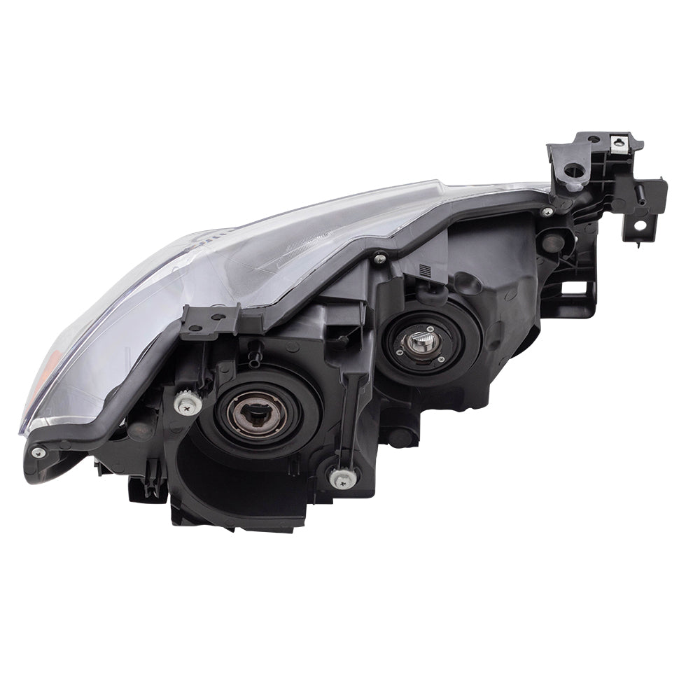 Brock Replacement Drivers Halogen Combination Headlight Headlamp Compatible with 14-17 6 GJR9510L0