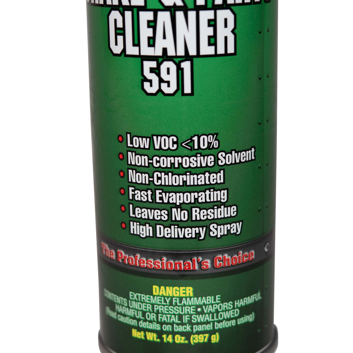 ToolMates 591 Low VOC Brake and Parts Cleaner- Non-Corrosive Degreaser Removes Contaminants From Brake Drums, Linings and Pads 14 oz Can Case of 12