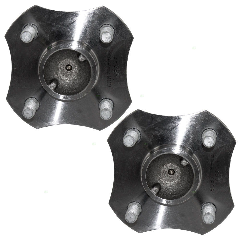 Brock Replacement Set Pair of Rear Wheel Hub Bearings Compatible with 2004-2006 xA xB 2000-2005 Echo 42410-52021