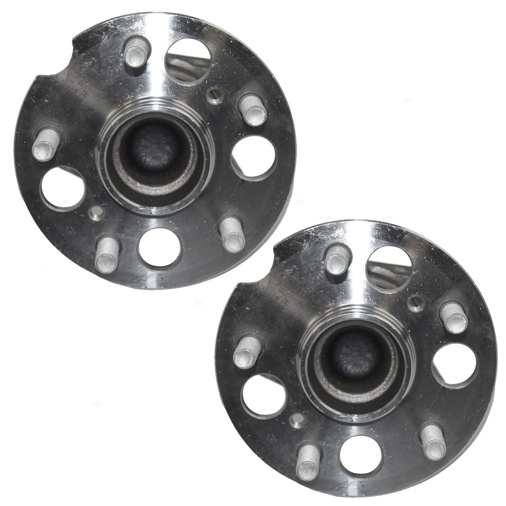 Brock Replacement Set Pair of Rear Wheel Hub Bearings Compatible with 2004-2010 Sienna Van with 2-Wheel Drive 42450-08020