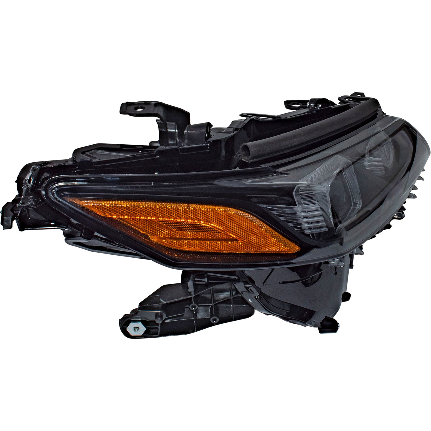Bi-LED Combination Headlight Assembly Without LED Signal Light With Black Bezel Passenger Side Right For 2020-2024 Toyota Camry XSE With TRD Package 2021-2024 Toyota Camry SE/TRD 2021-2024 Toyota Camry Hybrid SE