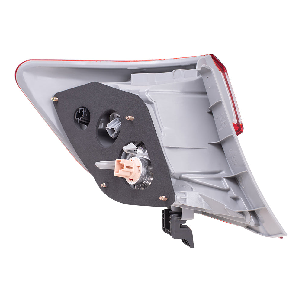 Brock Replacement Passengers Taillight Quarter Panel Mounted Tail Lamp Compatible with 12-14 Camry 81565-06470