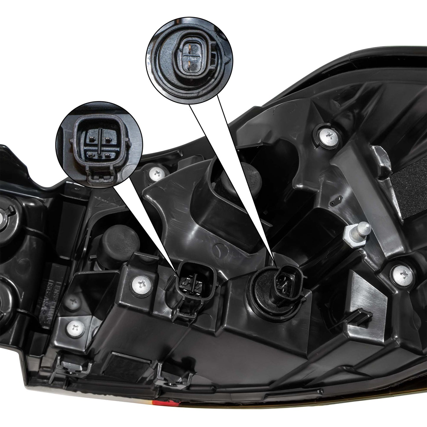 Bulb Type Combination Tail Light Assembly Body Mounted Left For 2022-2024 Toyota Corolla Cross L/LE 2023-2025 Toyota Corolla Cross Hybrid S/SE