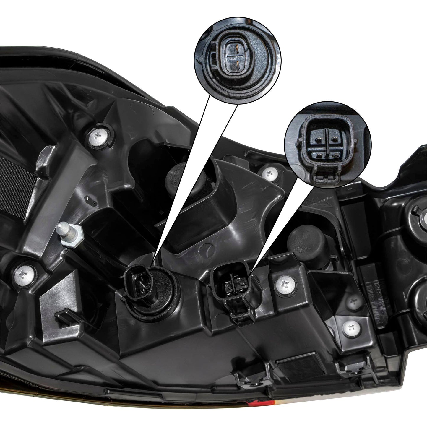 Bulb Type Combination Tail Light Assembly Body Mounted Passenger Right For 2022-2024 Toyota Corolla Cross L/LE 2023-2025 Toyota Corolla Cross Hybrid S/SE