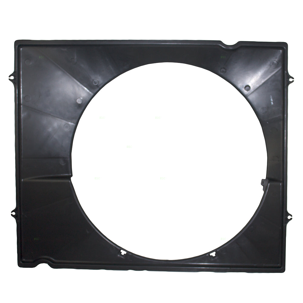 Brock Replacement Radiator Cooling Fan Upper Shroud Compatible with Sequoia Tundra Double Cab Pickup Truck 16711-0F030 TO3110141