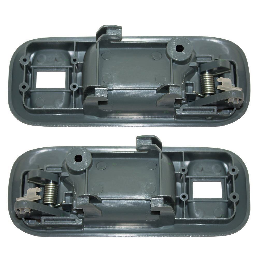 Brock Replacement Pair Set Front Inside Interior Inner Door Handles Green / Fern Compatible with Odyssey 72164SX0003ZD 72124SX0003ZD