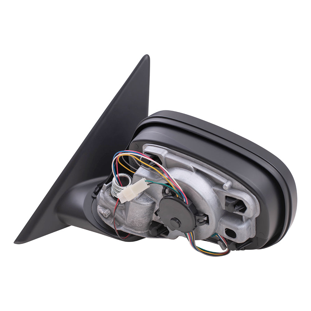 Brock Replacement Driver Power Folding Side Mirror Heated Memory Reverse Tilt Clear Glass Compatible with 2009-2012 328i 328xi E91 Wagon