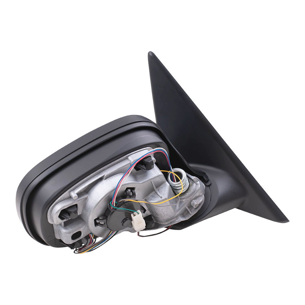 Brock Replacement Passenger Power Folding Side Mirror Heated Memory Reverse Tilt Blue Glass Compatible with 2009-2012 328i 328xi E91 Wagon