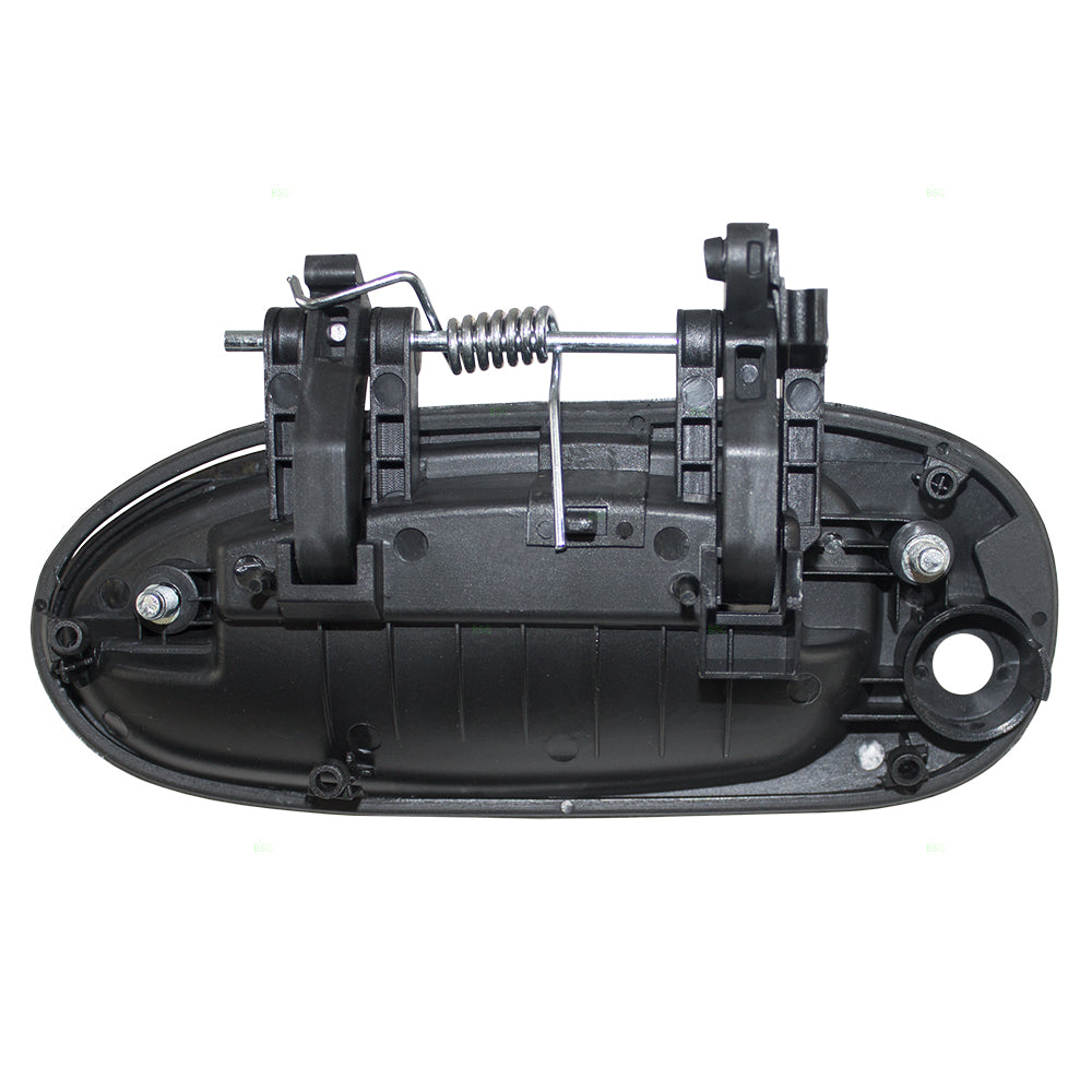 Brock Replacement Passengers Front Outside Exterior Door Handle w/ Keyhole Compatible with Sephia Spectra 0K2A1 58410XX KI1311105