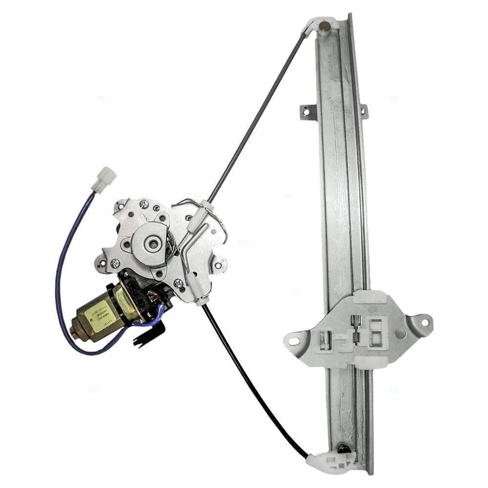 02 03 Mitsubishi Lancer Drivers Rear Power Window Lift Regulator with