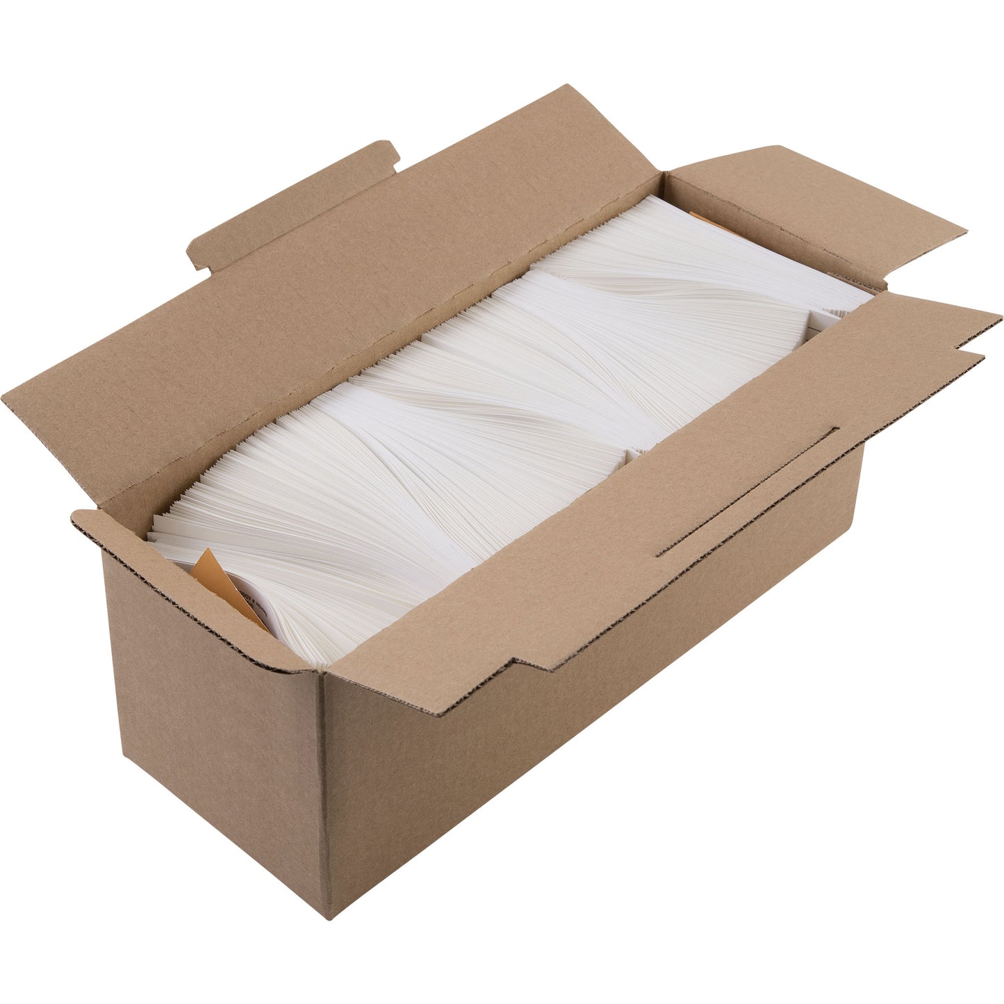 Brock Pre-Printed White Polyart Tags 2 5/8 Inch x 5 1/4 Inch with Reinforced Metal Eyelet Includes Wire-Brock Ballpoint Pen-Brockmark Marker 1000 Tags/Box