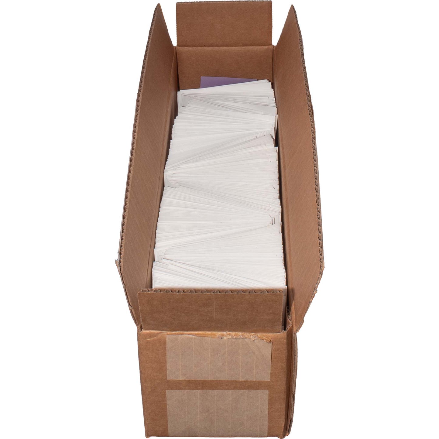 Brock Blank White Polyart Tags 4 3/4 Inch x 2 3/8 Inch With Reinforced Metal Eyelet Includes Wire-Brock Ballpoint Pen-Brockmark Marker 1000 Tags/Box