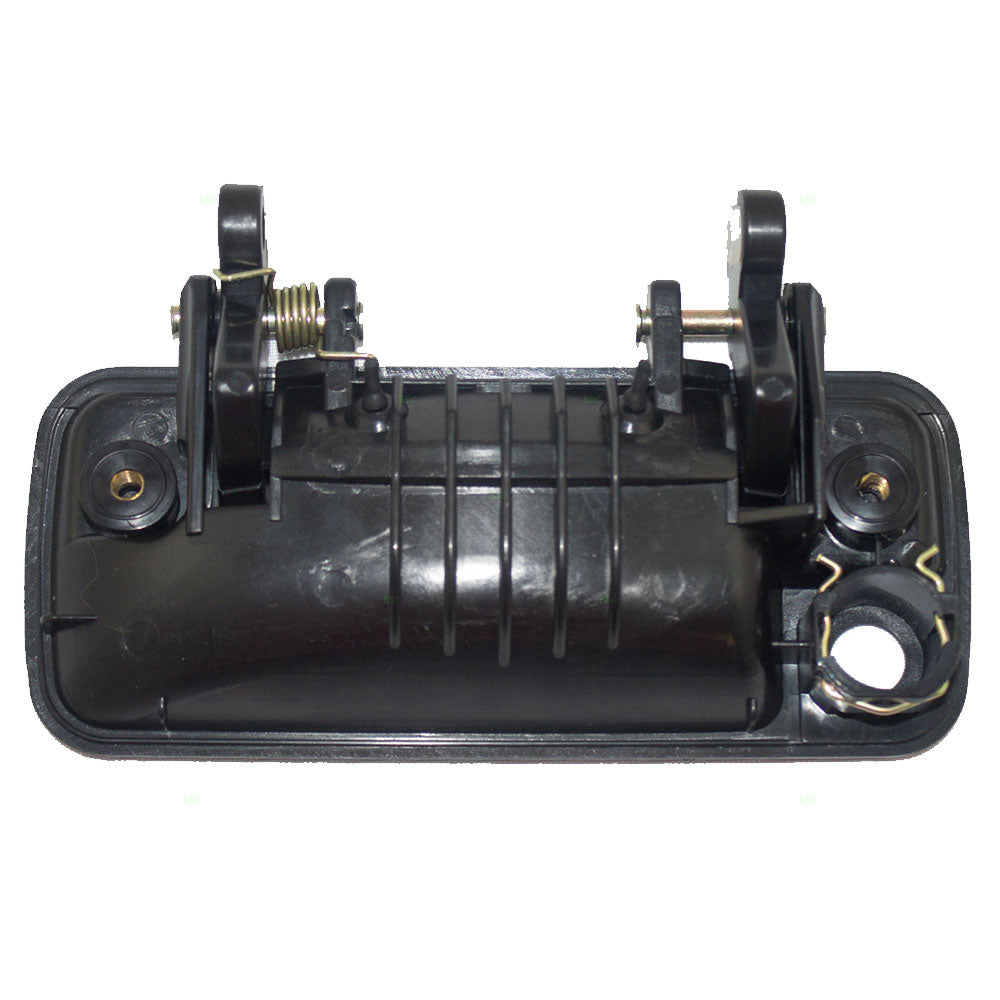 Brock Replacement Passengers Front Outside Black Door Handle Compatible with 72140-SH3-A01