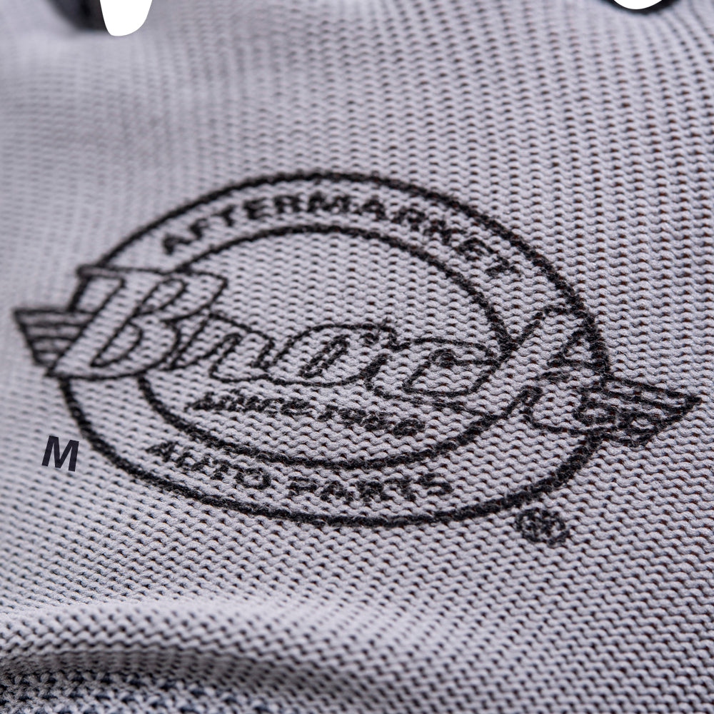 Brock Nitrile Coated Palm – Breathable Woven Nylon With Knitted Wrist Cuff - All-Purpose Work Gloves For Automotive-Industrial-Commercial-Construction-Household Use - Medium - 12 Pairs